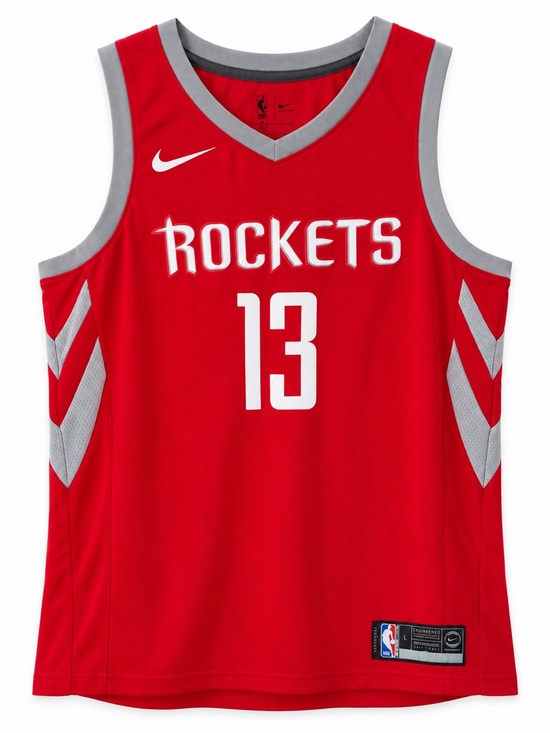 Nike Nba Other - Nike James Harden Houston Rockets #13 Dri-FIT Swingman Jersey XL 52 Red